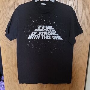 Delta Black Starry Graphic Tee